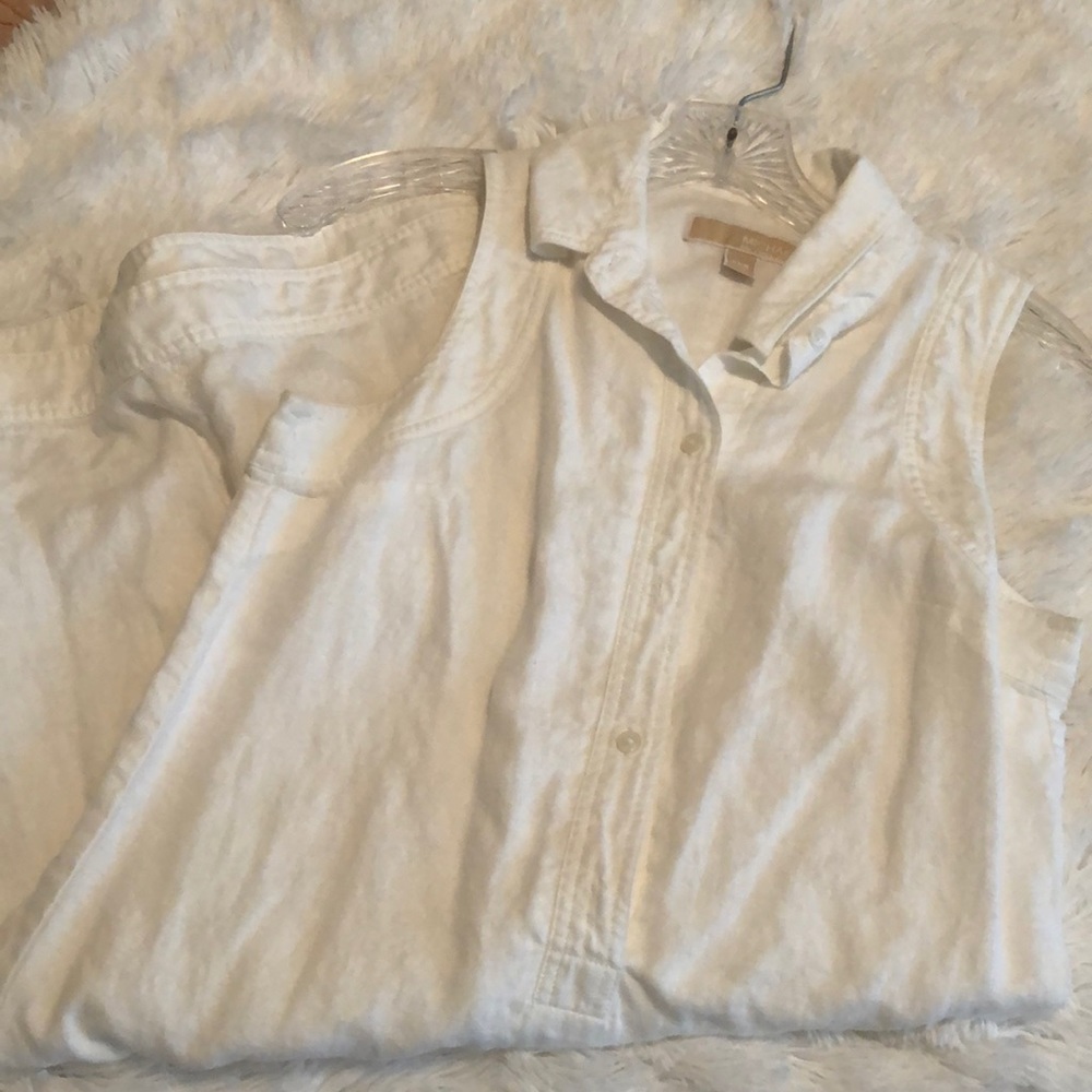 Michael Kors White Linen Dress